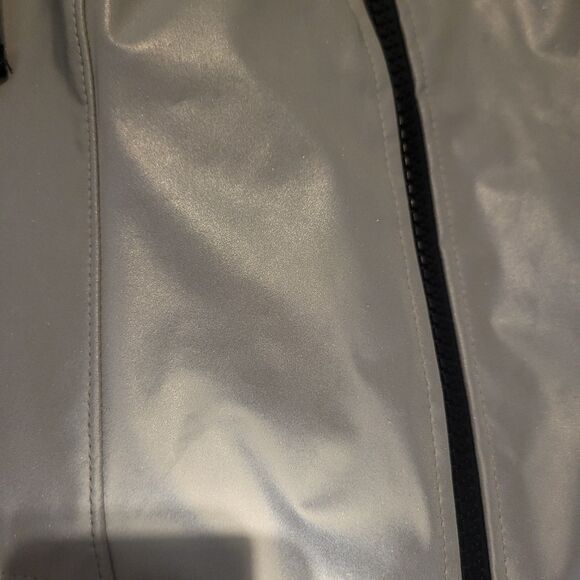 NWTs Club Exx Silver Metallic Harness Zip Up Tank Top Women's 1X Dolls Kill - Picture 9 of 15